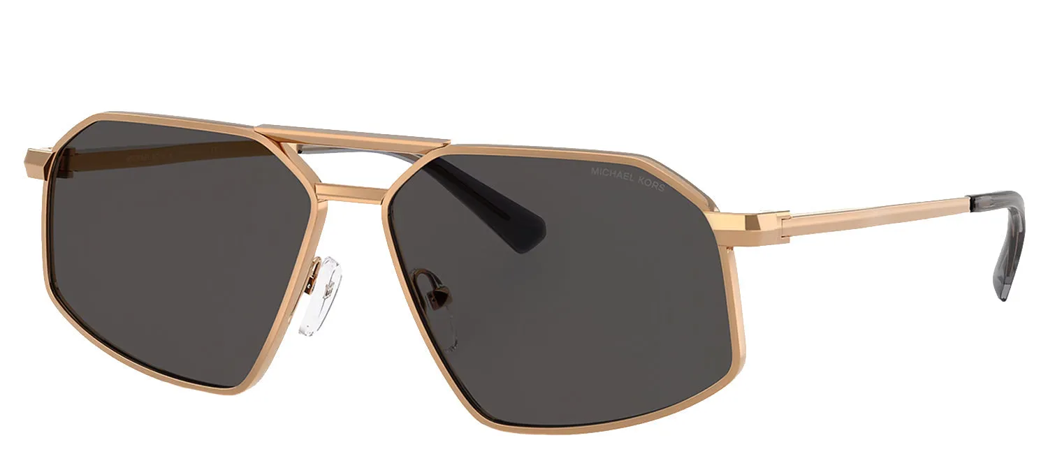 Michael Kors MAR VISTA MK 1167 189987 Irregular Metal Gold Sunglasses with Grey Lens sold by Gaffos product image thumbnail 2