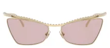 Jimmy Choo JC 4014H 3006/5 Cat-Eye Metal Gold Sunglasses with Pink Lens sold by Gaffos