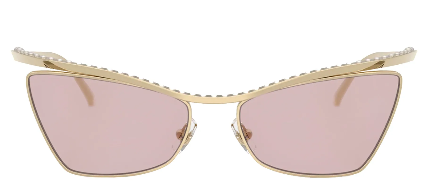 Jimmy Choo JC 4014H 3006/5 Cat-Eye Metal Gold Sunglasses with Pink Lens sold by Gaffos