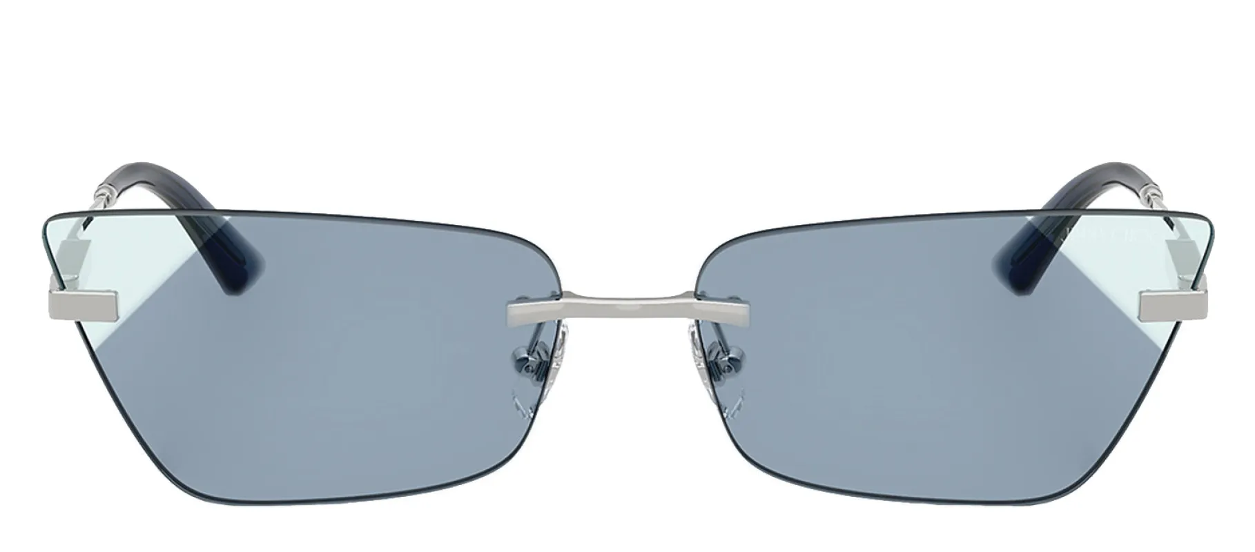 Jimmy Choo JC 4012 30024S Cat-Eye Metal Silver Sunglasses with Blue Gradient Lens sold by Gaffos