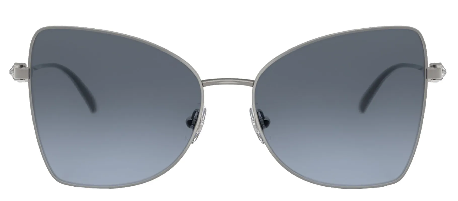 Jimmy Choo JC 4010B 30048F Butterfly Metal Gunmetal Sunglasses with Blue Gradient Lens sold by Gaffos