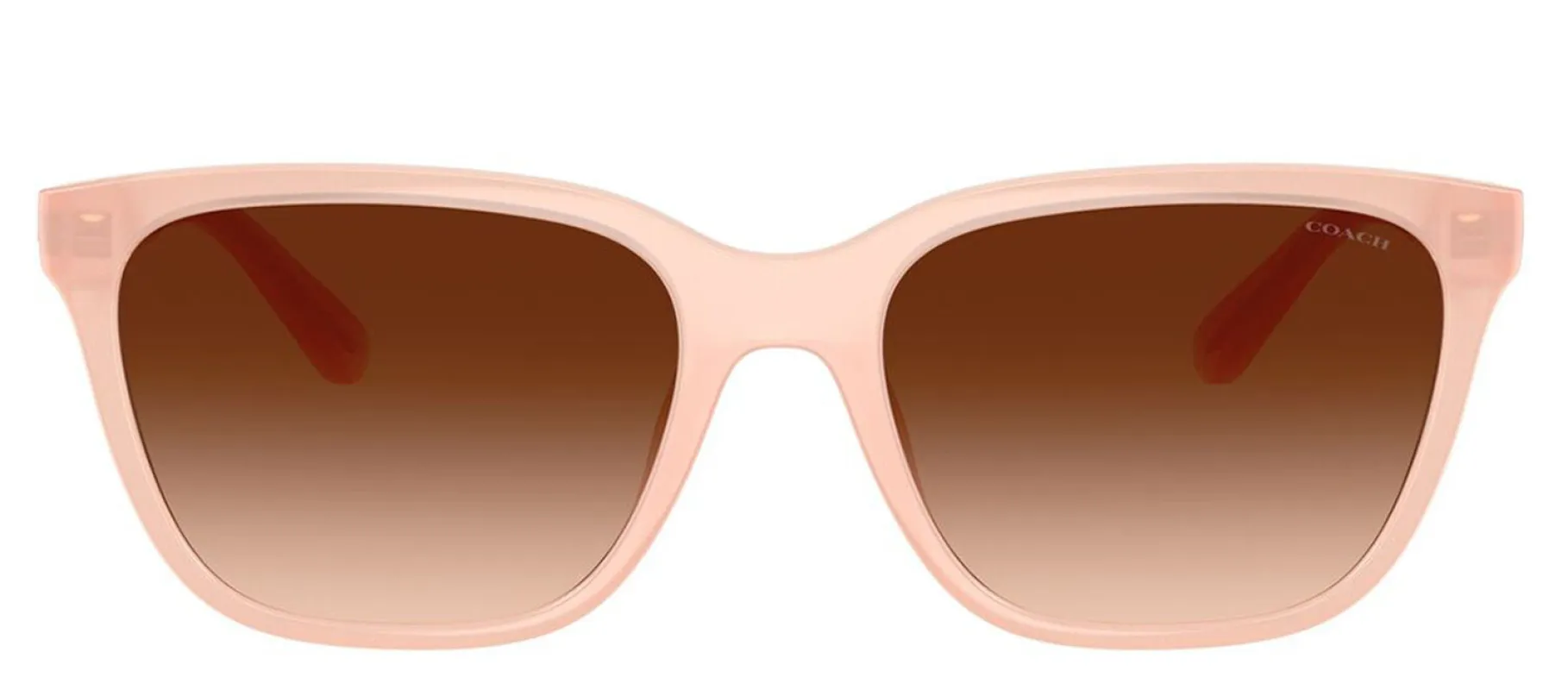 Coach HC 8429D 511374 Square Plastic Pink Sunglasses with Brown Gradient Lens sold by Gaffos