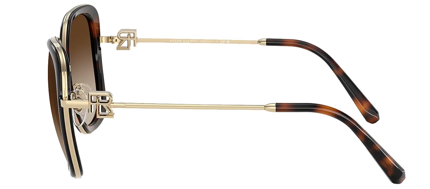 Ralph Lauren RL 7088 911613 Square Metal Havana Sunglasses with Brown Gradient Lens sold by Gaffos product image thumbnail 3