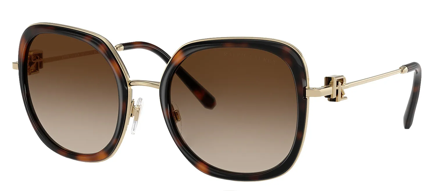 Ralph Lauren RL 7088 911613 Square Metal Havana Sunglasses with Brown Gradient Lens sold by Gaffos product image thumbnail 2