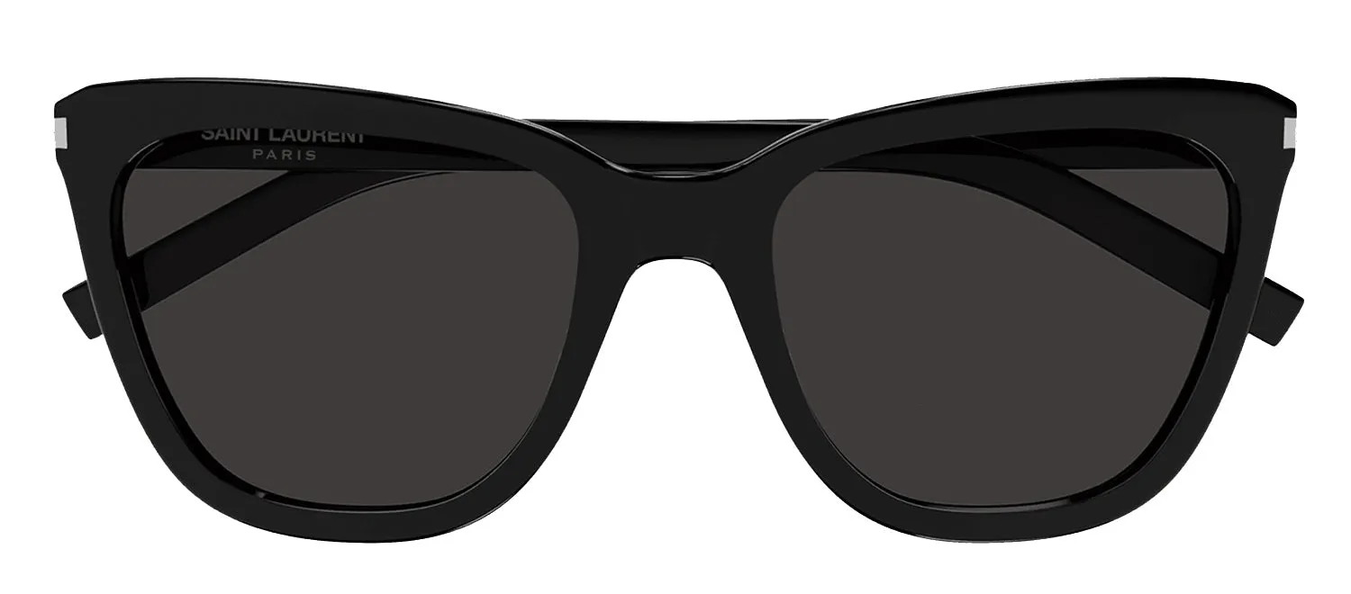 Saint Laurent CLASSIC SL 548S 001 Cat-Eye Plastic Black Sunglasses with Grey Lens sold by Gaffos
