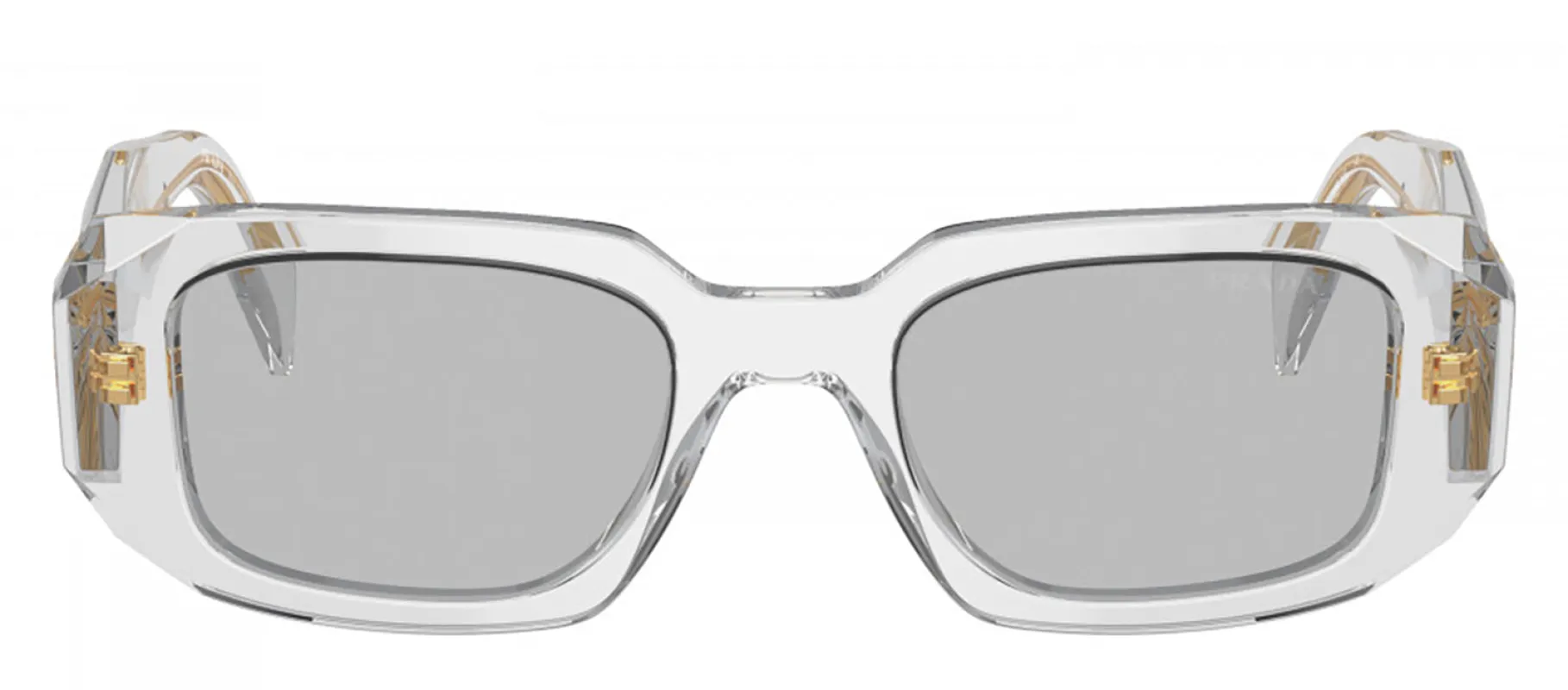 Prada PR 17WSF 12R30B Rectangle Plastic Grey Sunglasses with Grey Lens sold by Gaffos