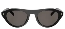 Prada PR B15S 16K731 Irregular Plastic Black Sunglasses with Grey Lens sold by Gaffos