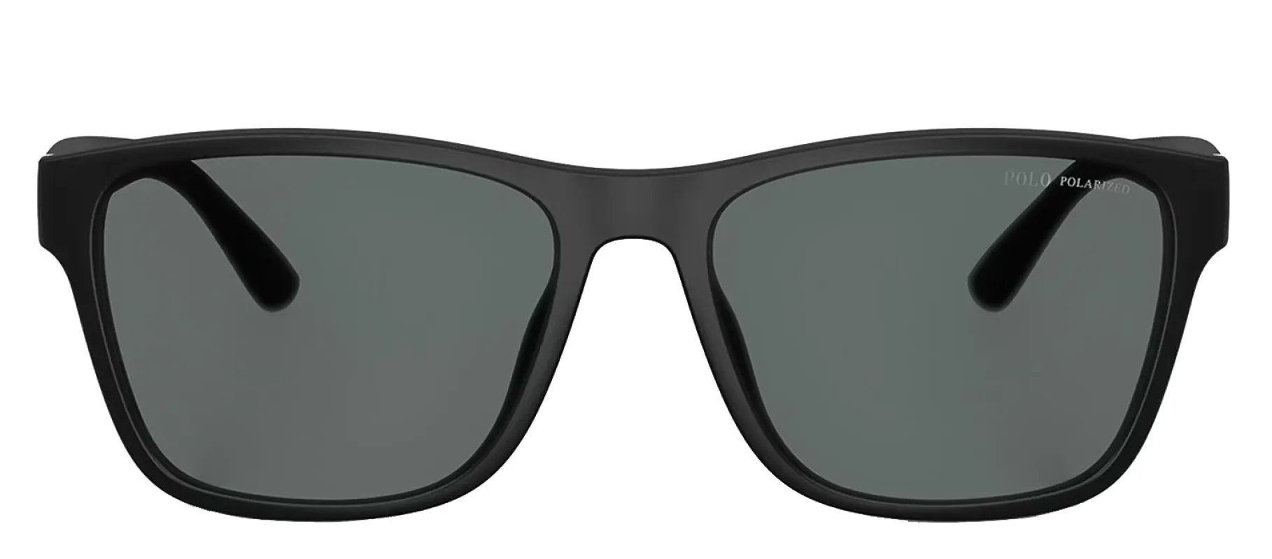 Polo Ralph Lauren PH 4229U 500181 Square Plastic Black Sunglasses with Grey Polarized Lens made by Polo by Ralph Lauren