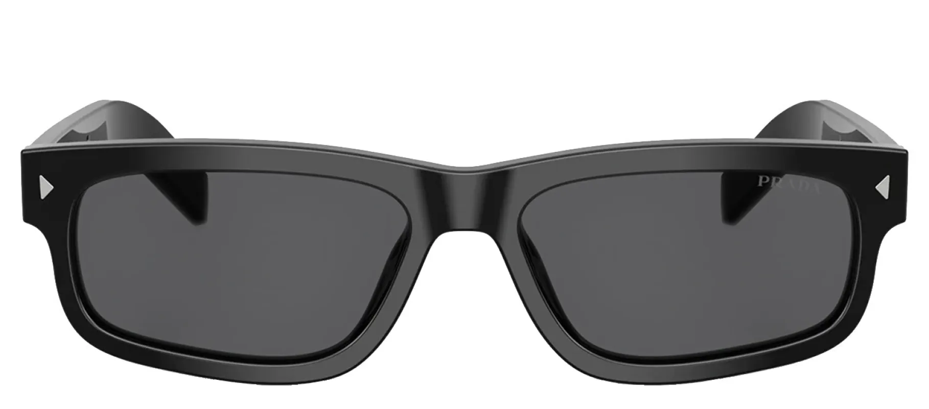 Prada PR B11S 16K731 Rectangle Plastic Black Sunglasses with Grey Lens sold by Gaffos