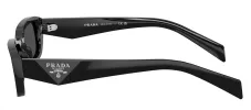 Prada PR B06S 16K08Z Rectangle Plastic Black Sunglasses with Grey Lens sold by Gaffos