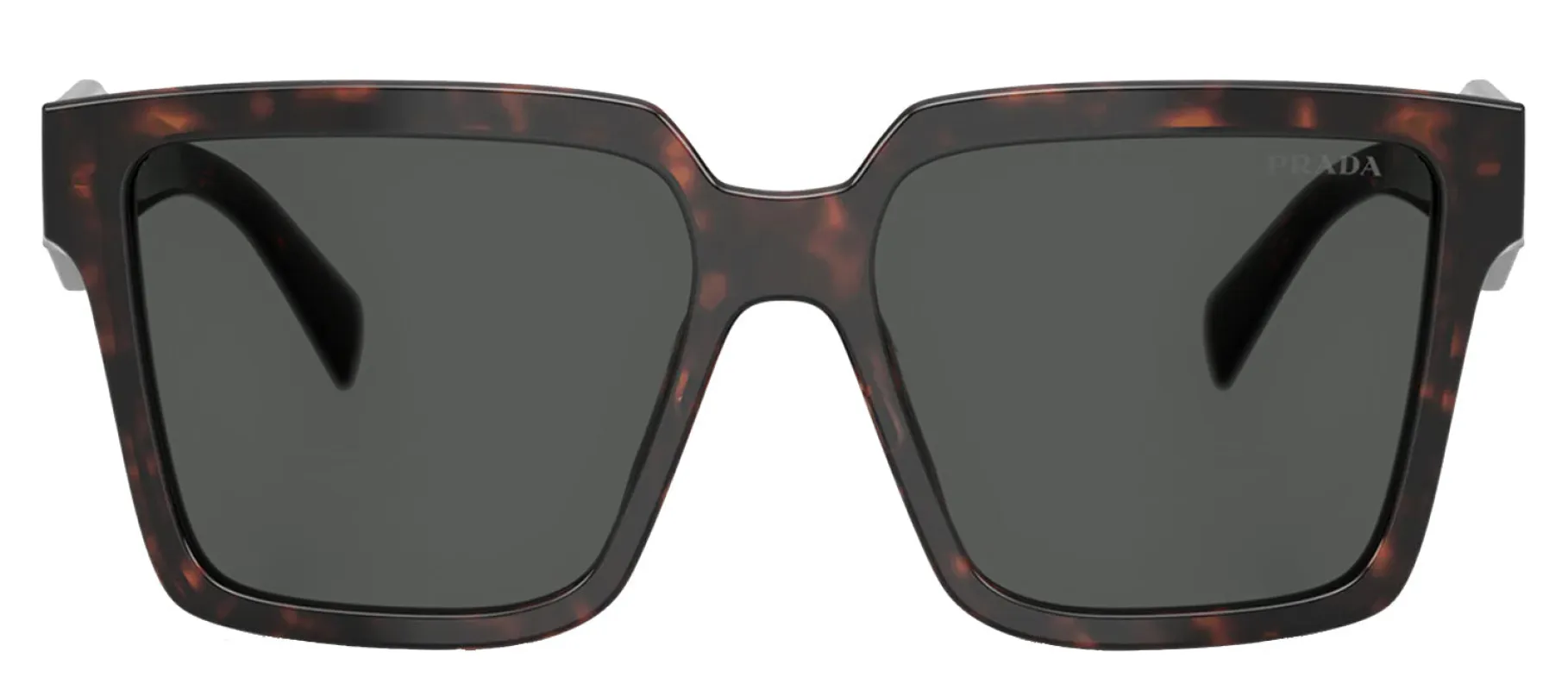 Prada PR 24ZS 17N40L Square Plastic Tortoise Sunglasses with Grey Lens sold by Gaffos