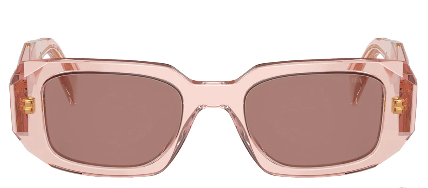 Prada PR 17WS 19Q10D Rectangle Plastic Orange Sunglasses with Brown Lens sold by Gaffos