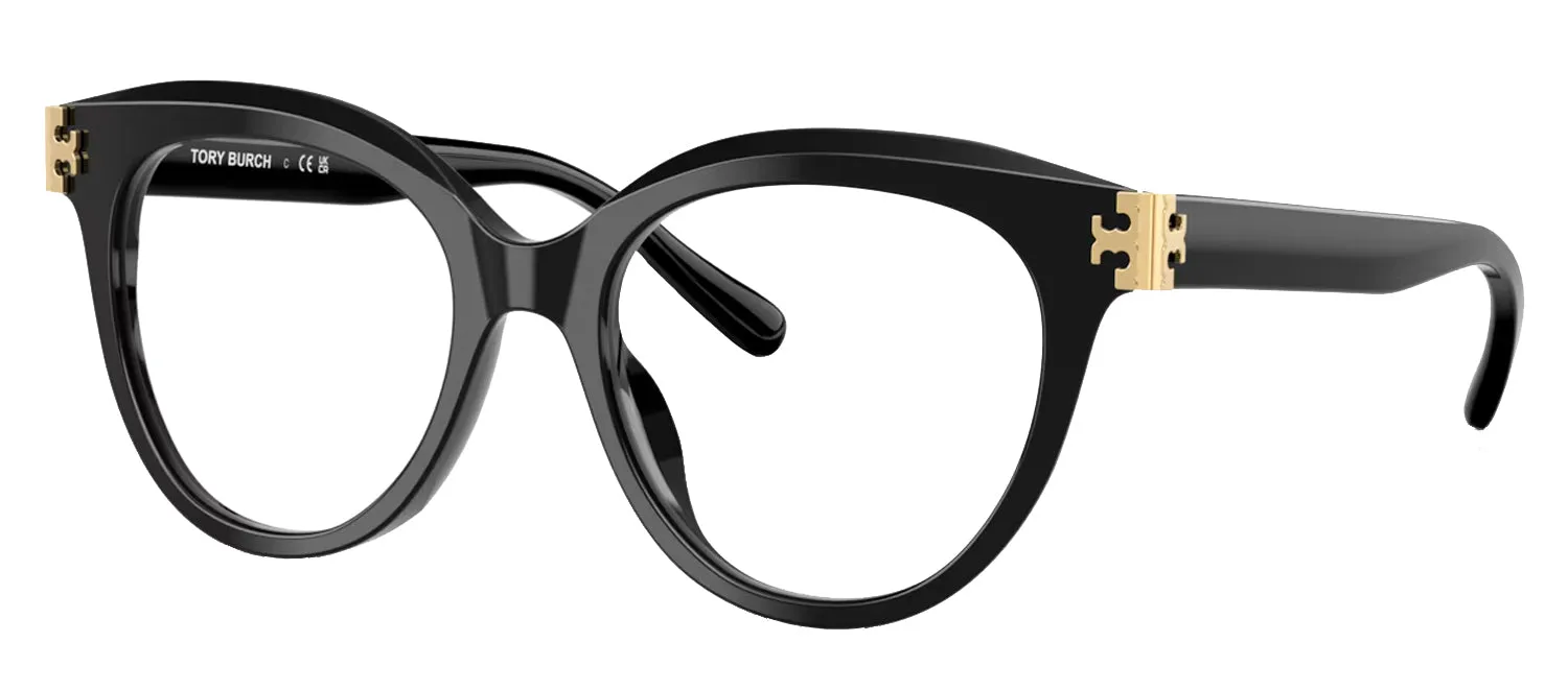 Tory Burch TY 2154U 1709 Phantos Plastic Black Eyeglasses with Logo Stamped Demo Lenses sold by Gaffos product image thumbnail 2