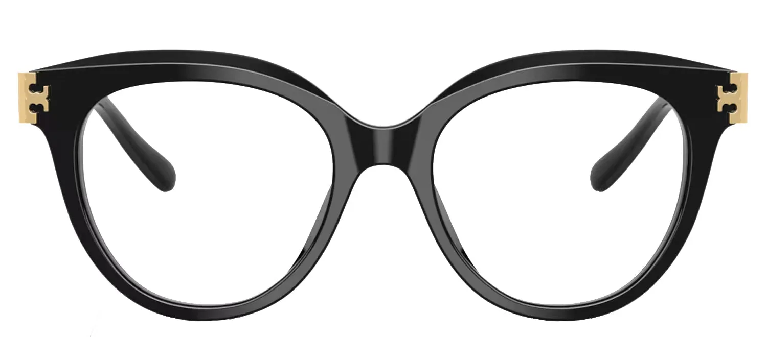Tory Burch TY 2154U 1709 Phantos Plastic Black Eyeglasses with Logo Stamped Demo Lenses sold by Gaffos