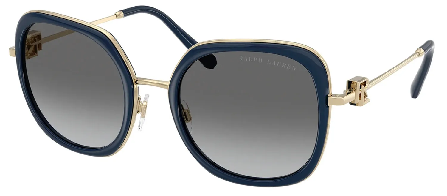 Ralph Lauren RL 7088 911611 Square Metal Blue Sunglasses with Grey Gradient Lens sold by Gaffos product image thumbnail 2