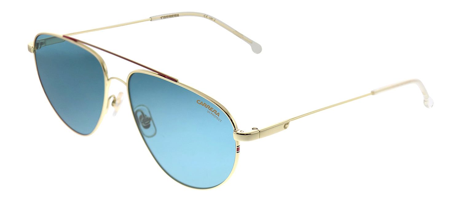 Carrera CA Carrera2014T/S J5G KU Pilot Metal Gold Sunglasses with Blue Lens sold by Gaffos product image thumbnail 2