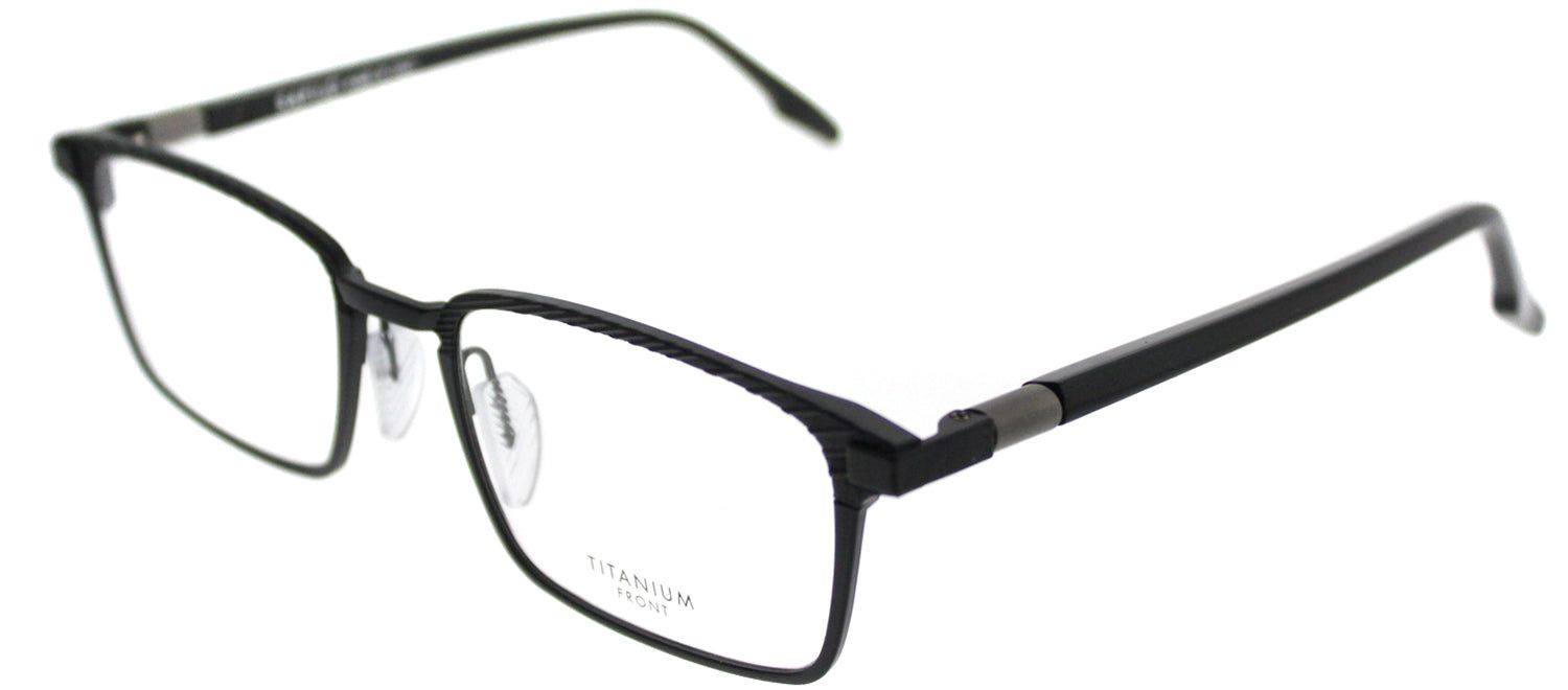Safilo SA Forgia02 003 Rectangle Metal Black Eyeglasses with Demo Lens sold by Gaffos product image thumbnail 2