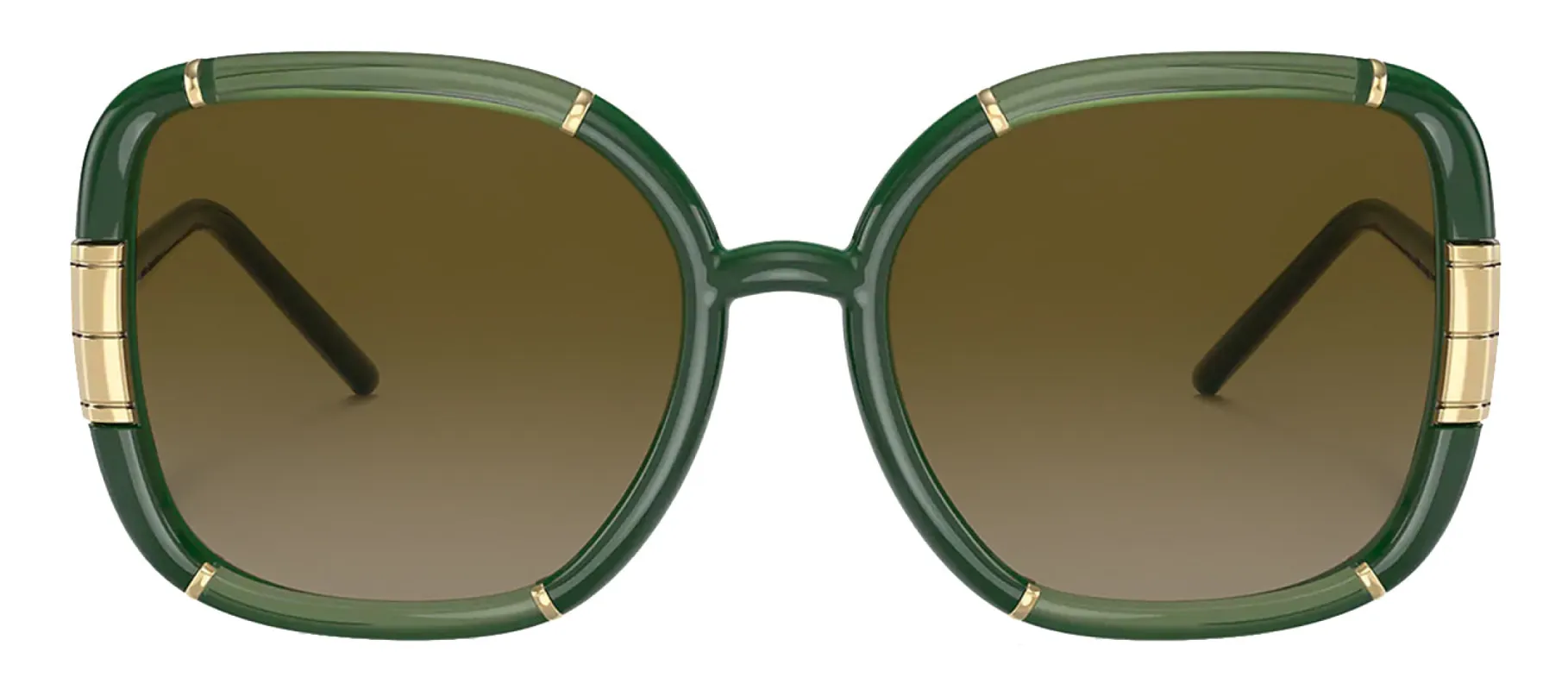 Tory Burch TY 9071U 189713 Square Plastic Green Sunglasses with Green Gradient Lens sold by Gaffos
