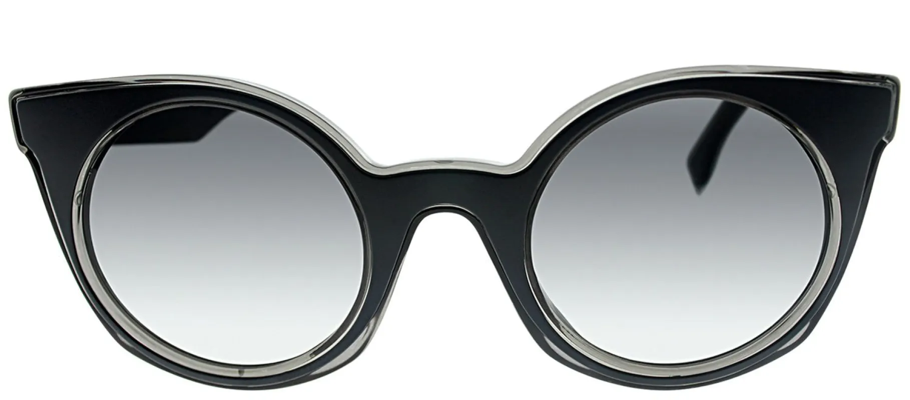 Fendi FF 0196FS L1A 49 Cat-Eye Plastic Grey Sunglasses with Grey Gradient Lens sold by Gaffos