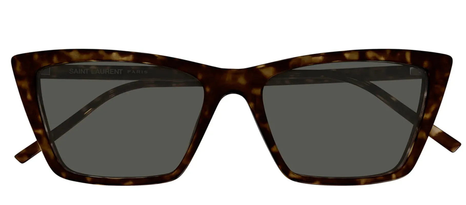 Saint Laurent SL 737 MICA THIN 002 Cat-Eye Plastic Havana Sunglasses with Grey Lens sold by Gaffos