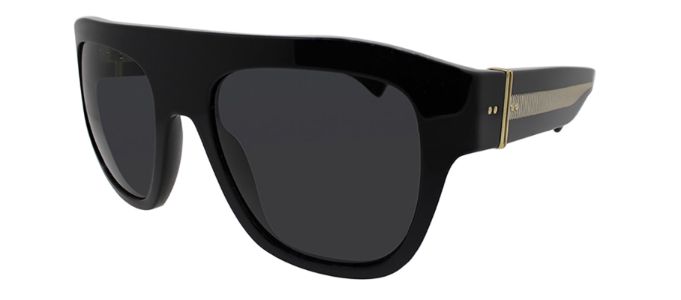 Dolce & Gabbana DG 4398 501/87 Square Plastic Black Sunglasses with Grey Gradient Lens sold by Gaffos