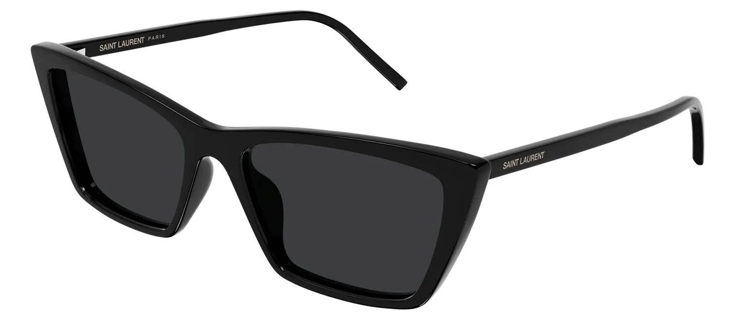 Saint Laurent SL 737 MICA THIN 001 Cat-Eye Plastic Black Sunglasses with Grey Lens sold by Gaffos product image thumbnail 2