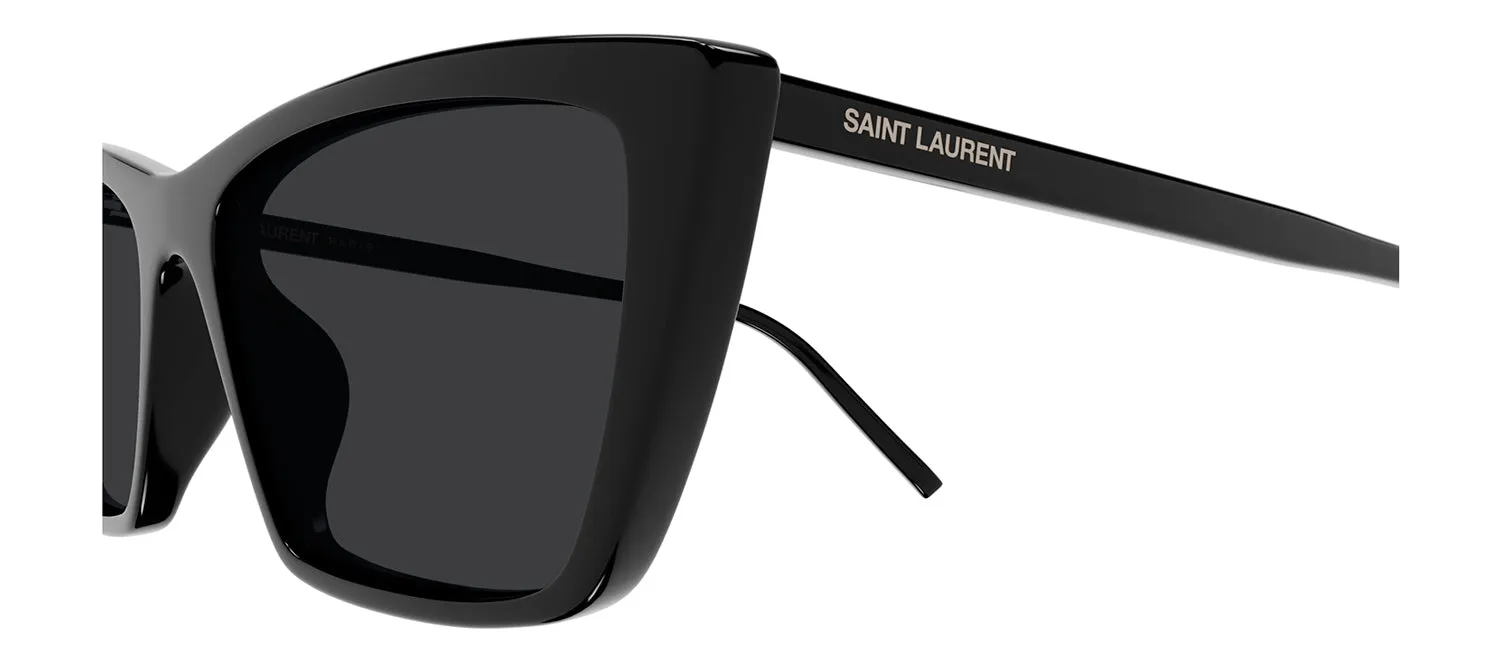 Saint Laurent SL 737 MICA THIN 001 Cat-Eye Plastic Black Sunglasses with Grey Lens sold by Gaffos product image thumbnail 3