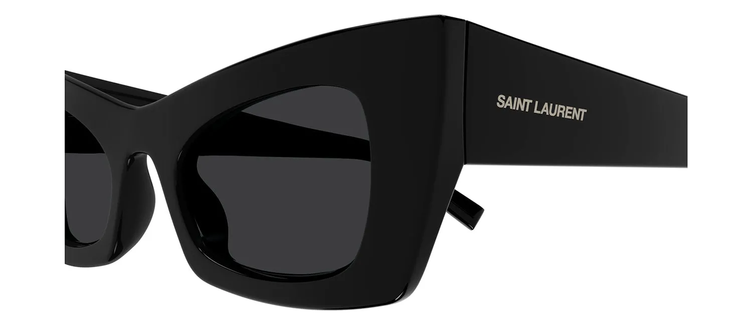 Saint Laurent SL 702 001 Cat-Eye Plastic Black Sunglasses with Grey Lens sold by Gaffos product image thumbnail 3