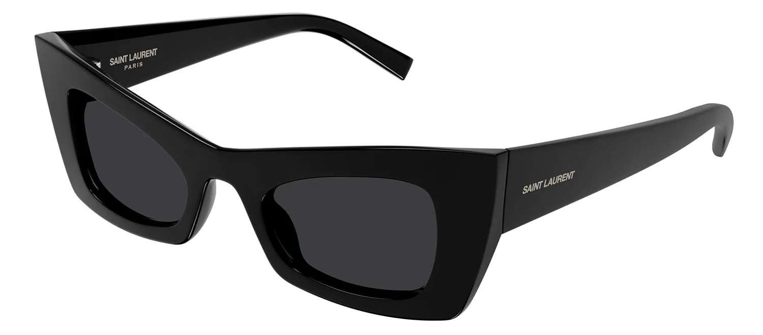 Saint Laurent SL 702 001 Cat-Eye Plastic Black Sunglasses with Grey Lens sold by Gaffos product image thumbnail 2