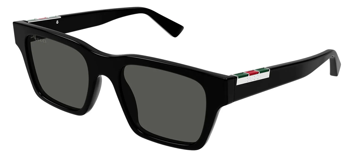 Gucci GG 1889S 001 Square Plastic Black Sunglasses with Grey Lens sold by Gaffos product image thumbnail 2