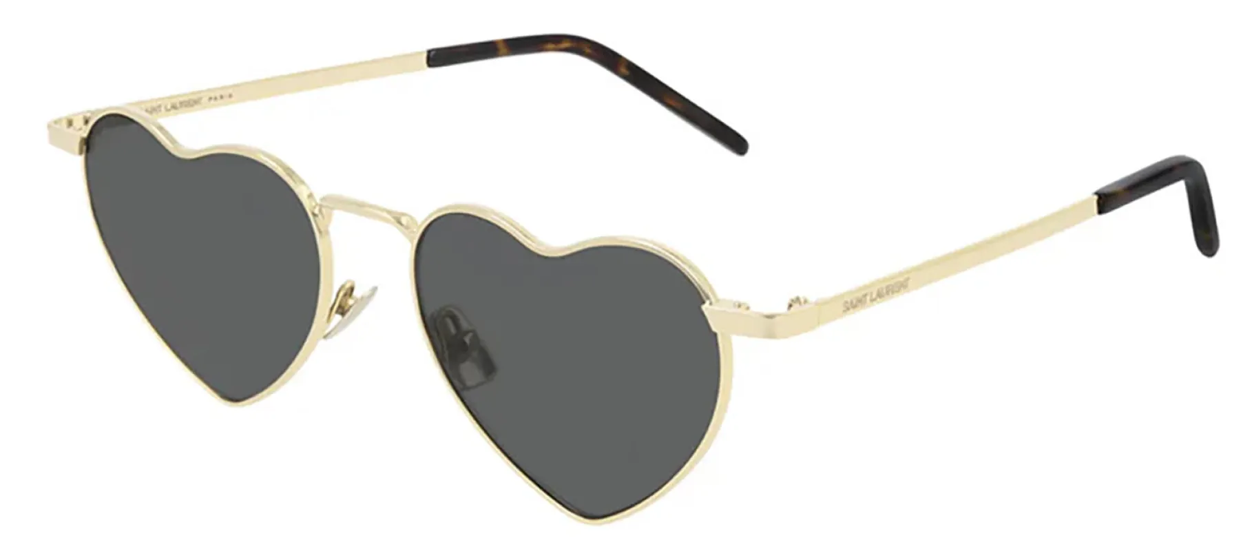 Saint Laurent SL 301 LOULOU 004 Fashion Metal Gold Sunglasses with Grey Lens sold by Gaffos