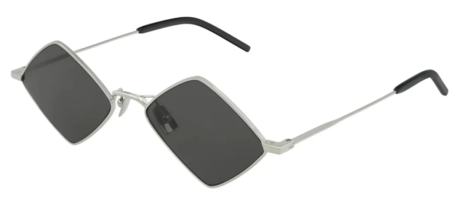 Saint Laurent SL 302 LISA 001 Geometric Metal Silver Sunglasses with Grey Lens sold by Gaffos product image thumbnail 2