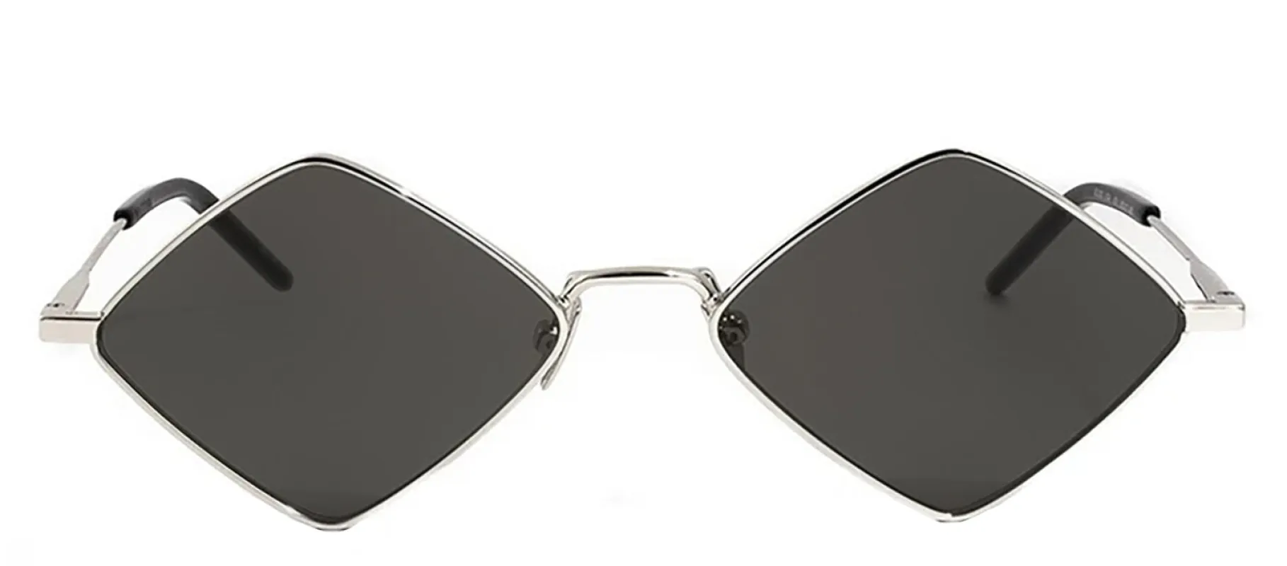 Saint Laurent SL 302 LISA 001 Geometric Metal Silver Sunglasses with Grey Lens sold by Gaffos