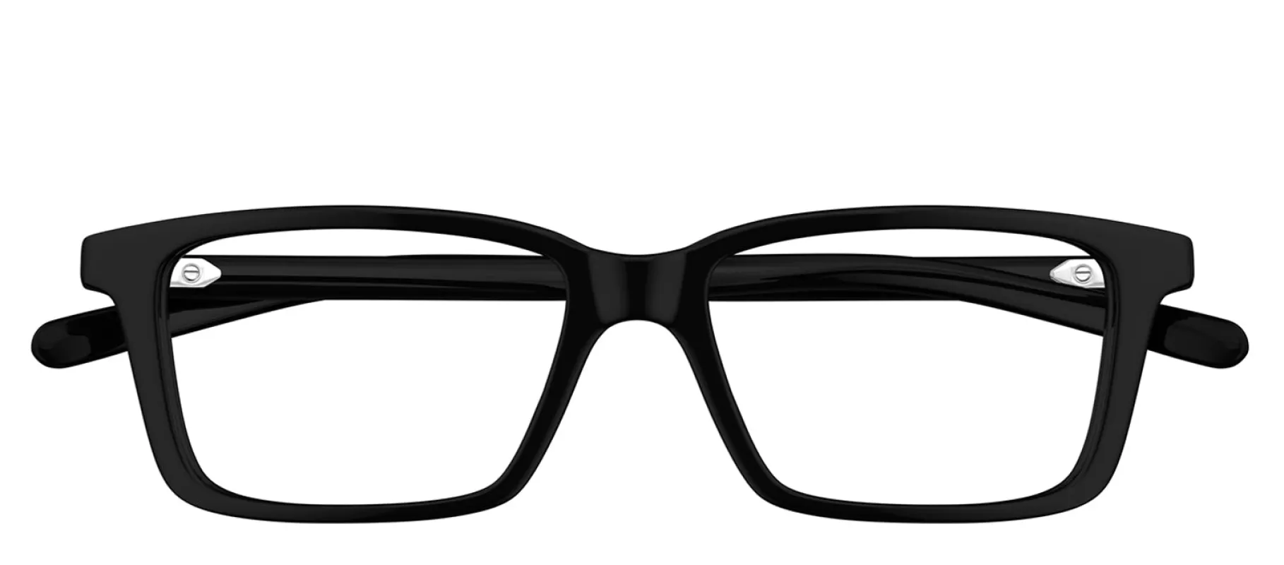 Gucci GG 1672O 001 Rectangle Plastic Black Eyeglasses with Logo Stamped Demo Lenses Lens sold by Gaffos