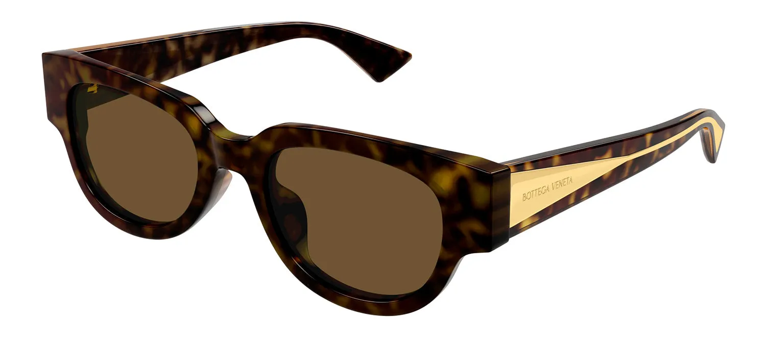 Bottega Veneta BV 1278SA 002 Cat-Eye Plastic Havana Sunglasses with Brown Lens sold by Gaffos product image thumbnail 2