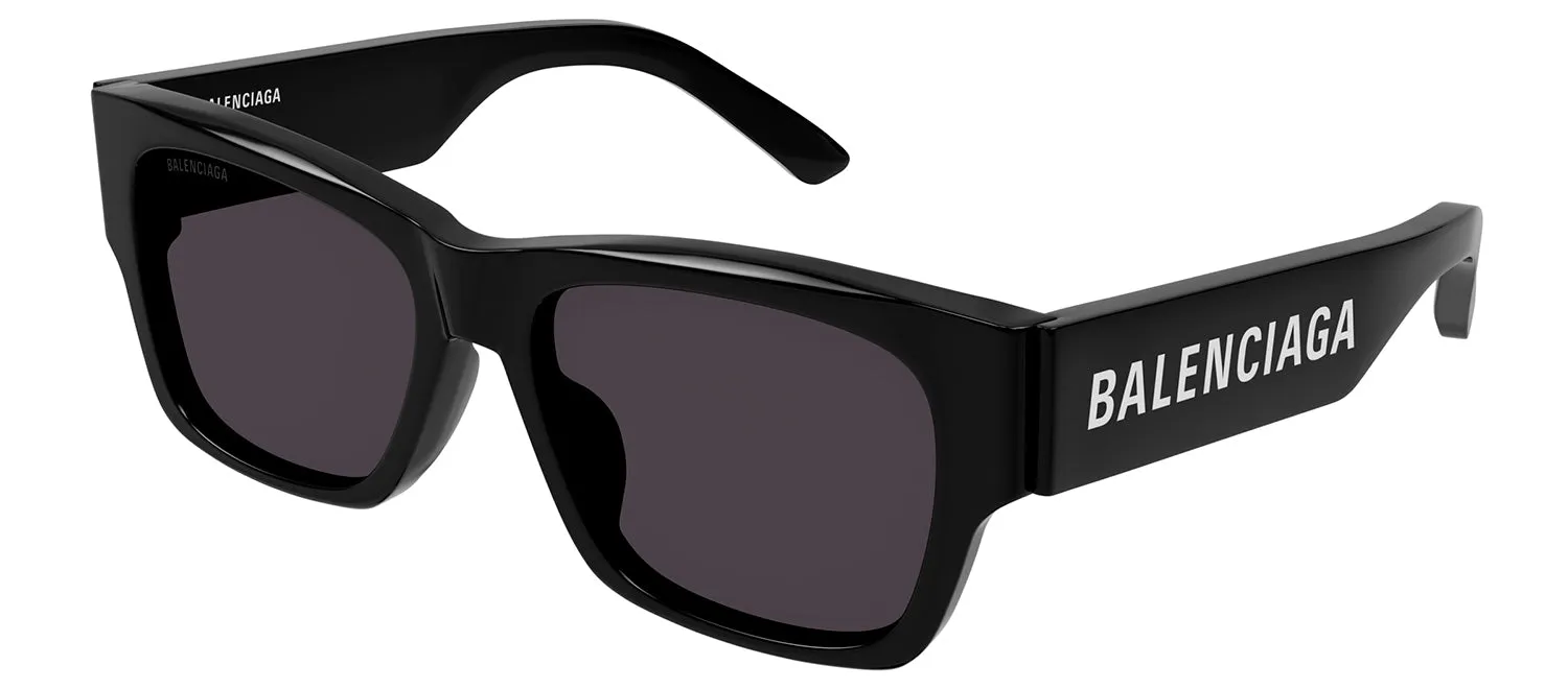 Balenciaga BB 0262SA 001 Square Plastic Black Sunglasses with Grey Lens sold by Gaffos product image thumbnail 2