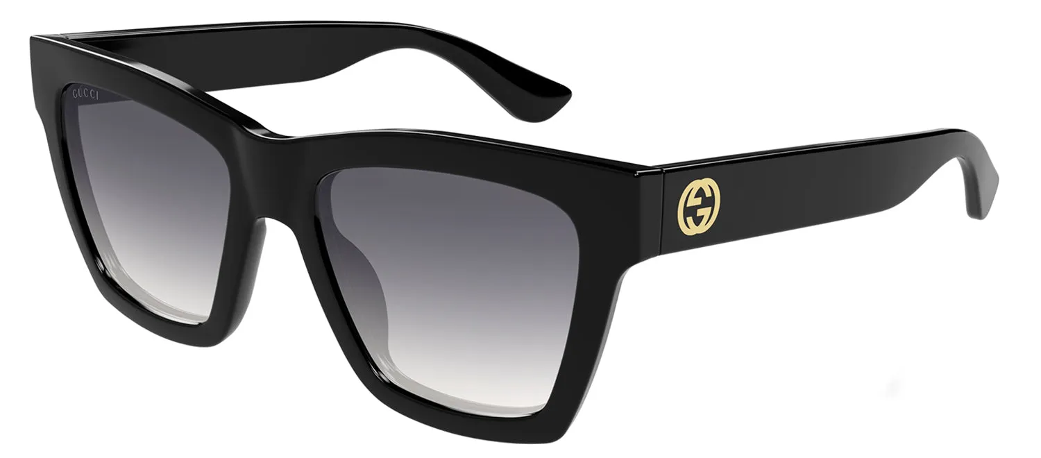 Gucci GG 1714S 001 Square Plastic Black Sunglasses with Grey Gradient Lens sold by Gaffos product image thumbnail 2