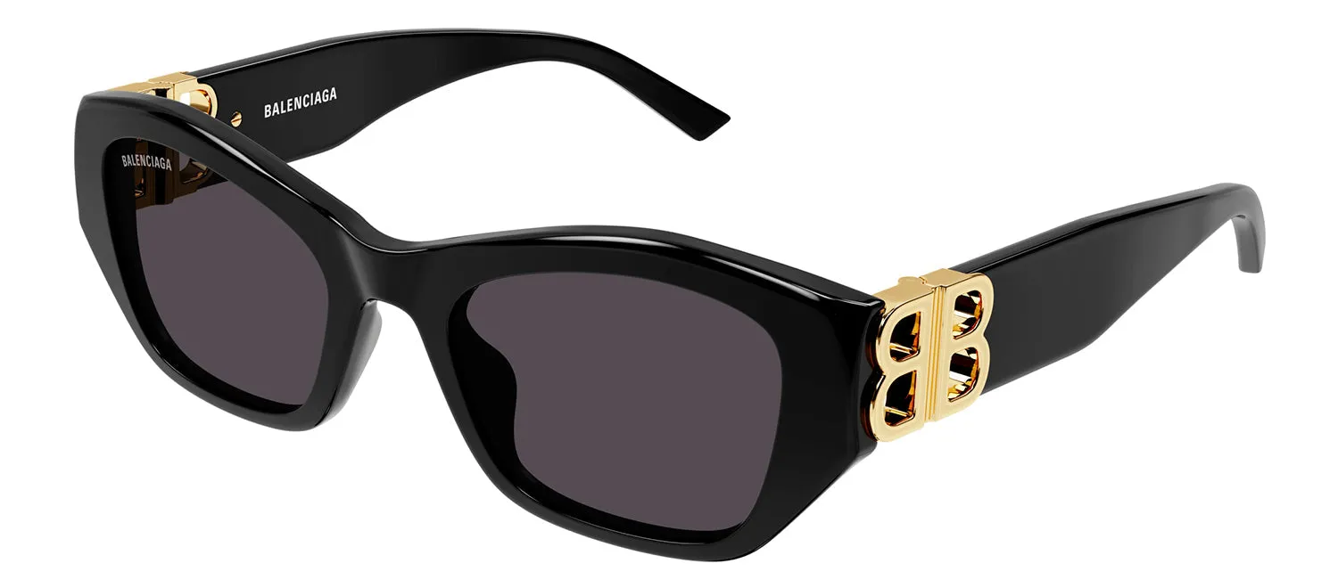 Balenciaga BB 0311SK 001 Cat-Eye Plastic Black Sunglasses with Grey Lens sold by Gaffos product image thumbnail 2