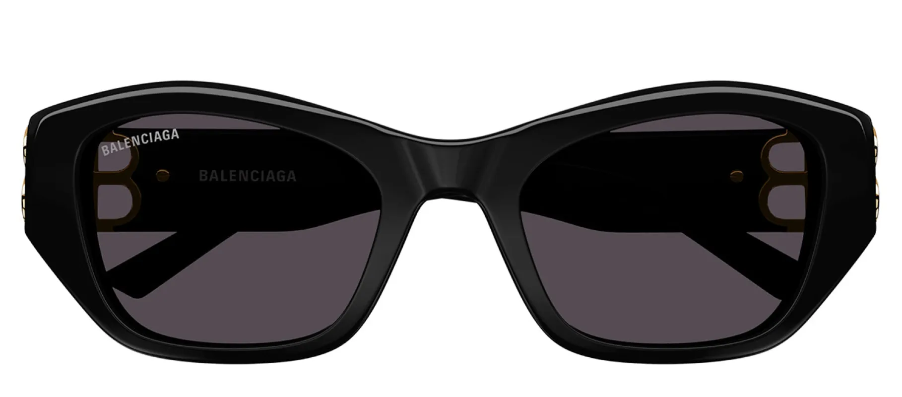 Balenciaga BB 0311SK 001 Cat-Eye Plastic Black Sunglasses with Grey Lens sold by Gaffos