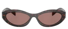Prada PR 26ZS 17N60B Oval Plastic Tortoise Sunglasses with Brown Lens sold by Gaffos