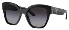 Prada PR 17ZS 1AB09S Cat Eye Plastic Black Sunglasses with Grey Gradient Lens sold by Gaffos