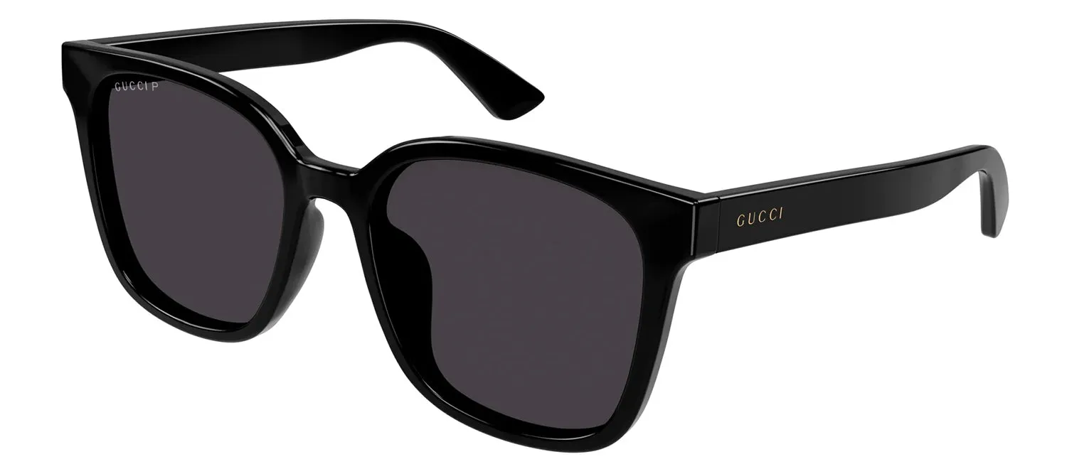 Gucci GG 1346SK 002 Square Plastic Black Sunglasses with Grey Smoke Lens sold by Gaffos