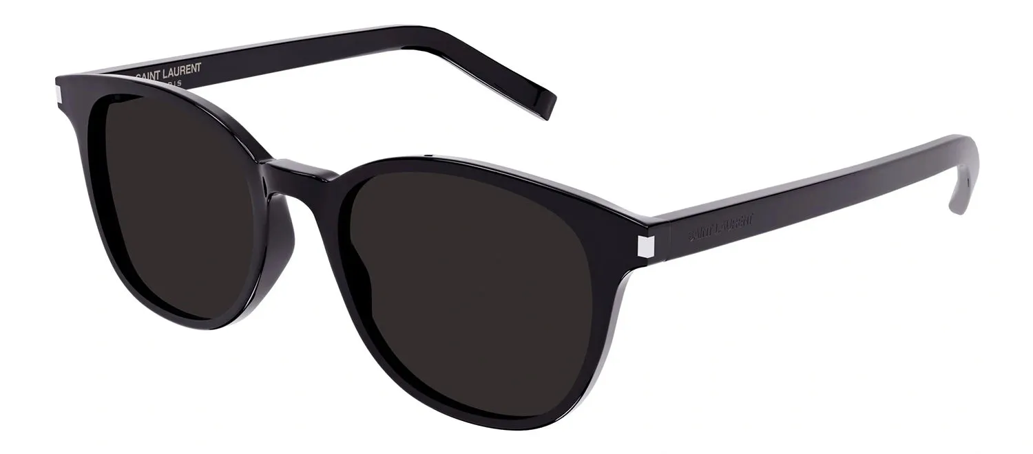 Saint Laurent SL 527ZOE 001 Round Acetate Black Sunglasses with Black shiny Gradient Lens sold by Gaffos product image thumbnail 2