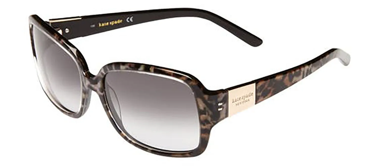 Kate Spade KS LULU/S 086_HA Rectangle Plastic Havana Sunglasses with Brown Gradient Lens sold by Gaffos product image thumbnail 2