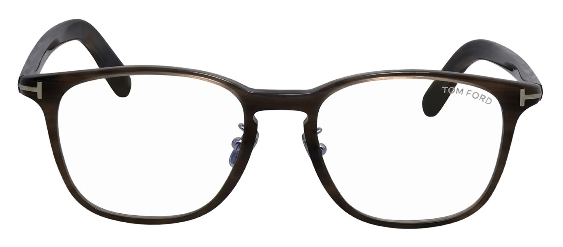 Tom Ford FT 5918-D-B 020 Square Plastic Black Eyeglasses with Logo Stamped Demo Lenses sold by Gaffos