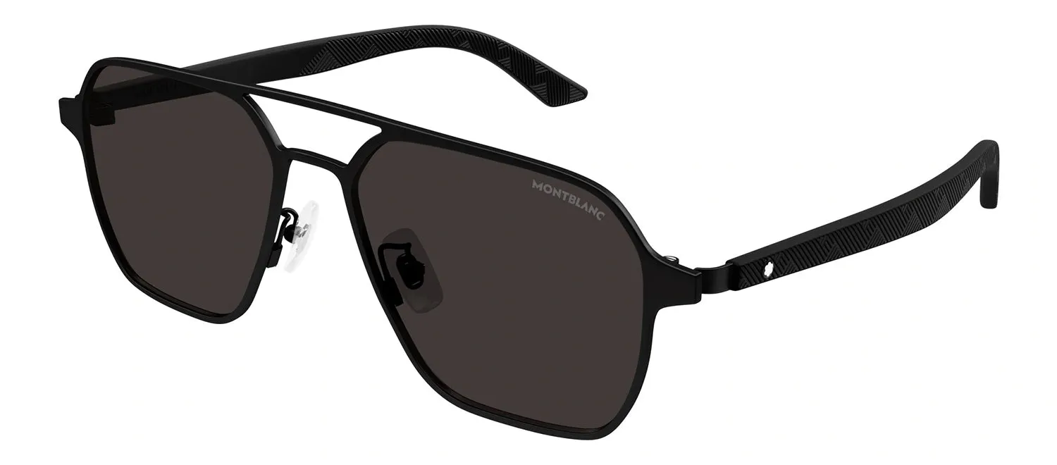 MontBlanc EXTREME MB 0360S 001 Pilot Metal Black Sunglasses with Grey Lens sold by Gaffos product image thumbnail 2