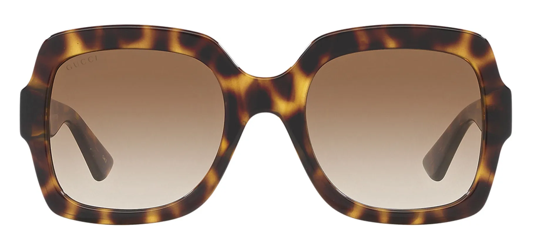 Gucci GG 1337S 003 Square Plastic Havana Sunglasses with Brown Gradient Lens sold by Gaffos