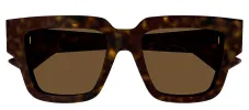 Bottega Veneta BV 1276S 002 Rectangle Plastic Havana Sunglasses with Brown Lens sold by Gaffos