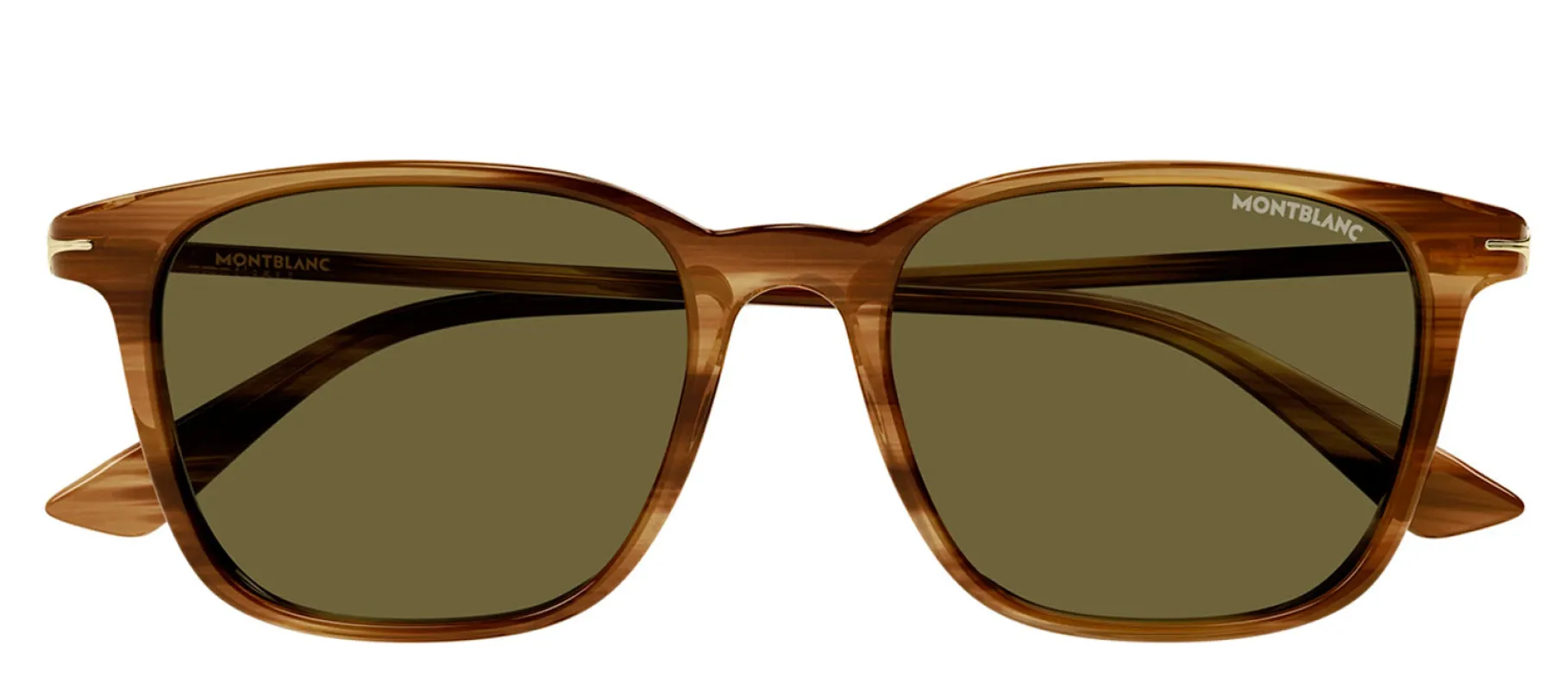 Mont Blanc MB 0338S 004 Square Plastic Brown Sunglasses with Brown Lens sold by Gaffos