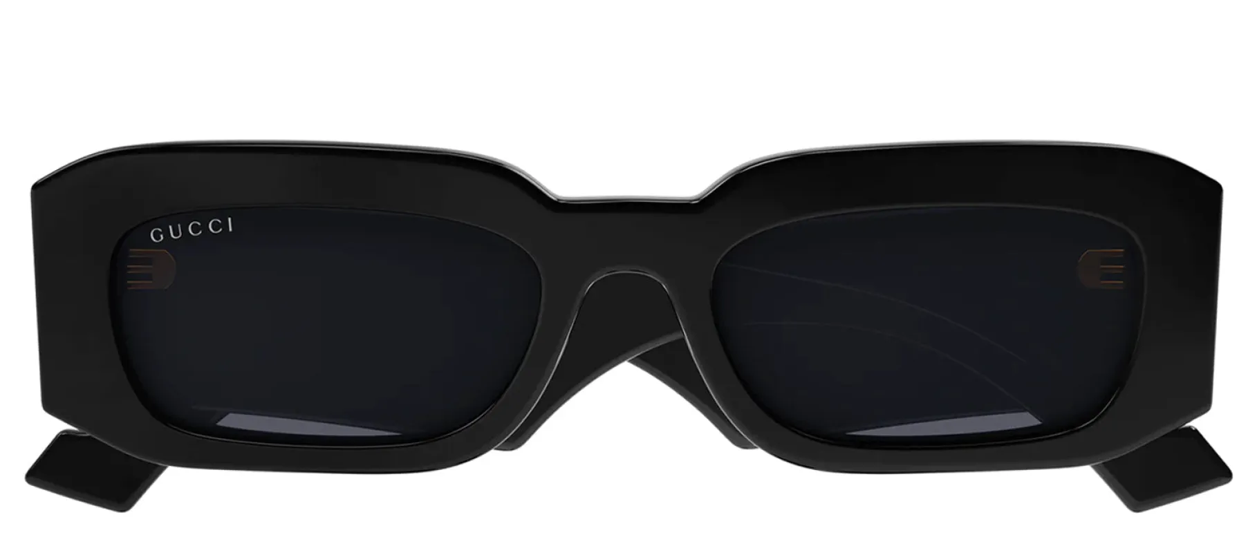 Gucci GG 1426S 001 Rectangle Plastic Black Sunglasses with Grey Lens sold by Gaffos